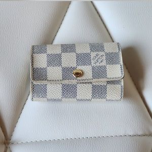 Louis Vuitton Damier Azur 6 Key Holder